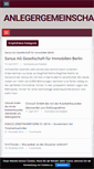 Mobile Screenshot of anlegergemeinschaft.com